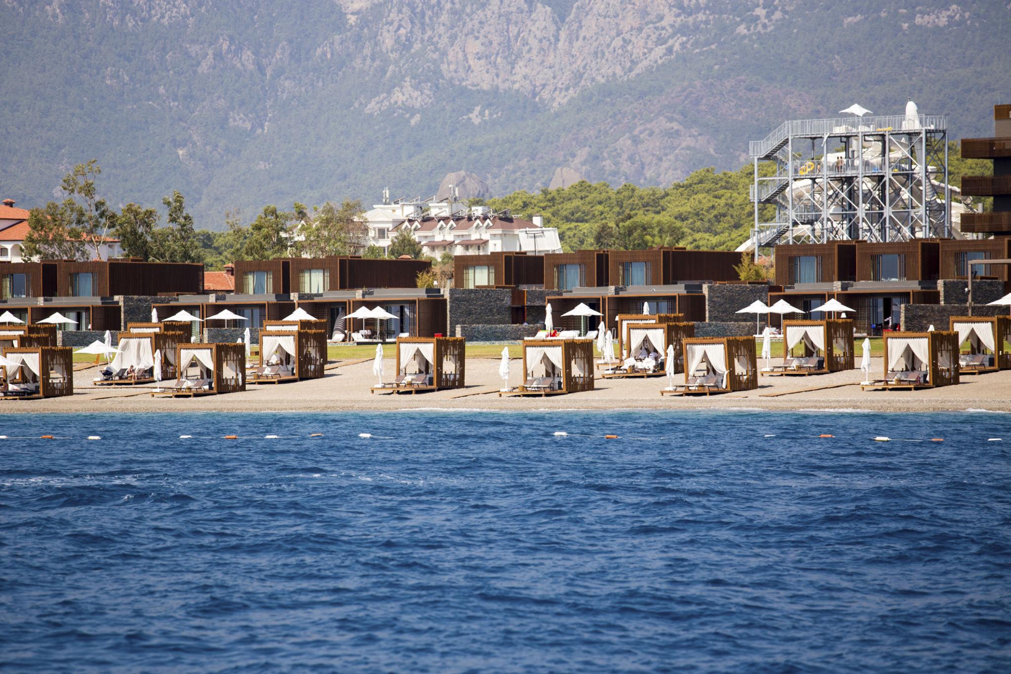 Smiles Antalya beach at luxury hotel antalya
